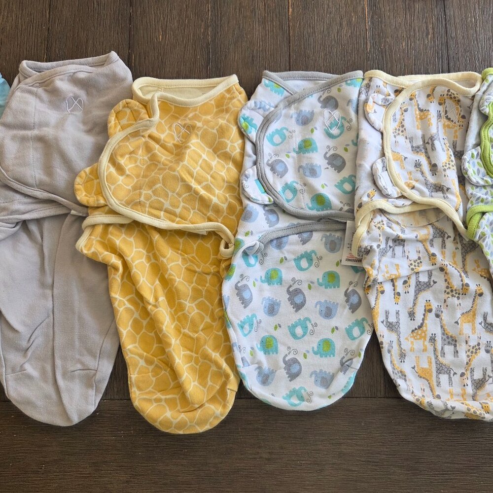 Gender neutral baby swaddles and more bundle